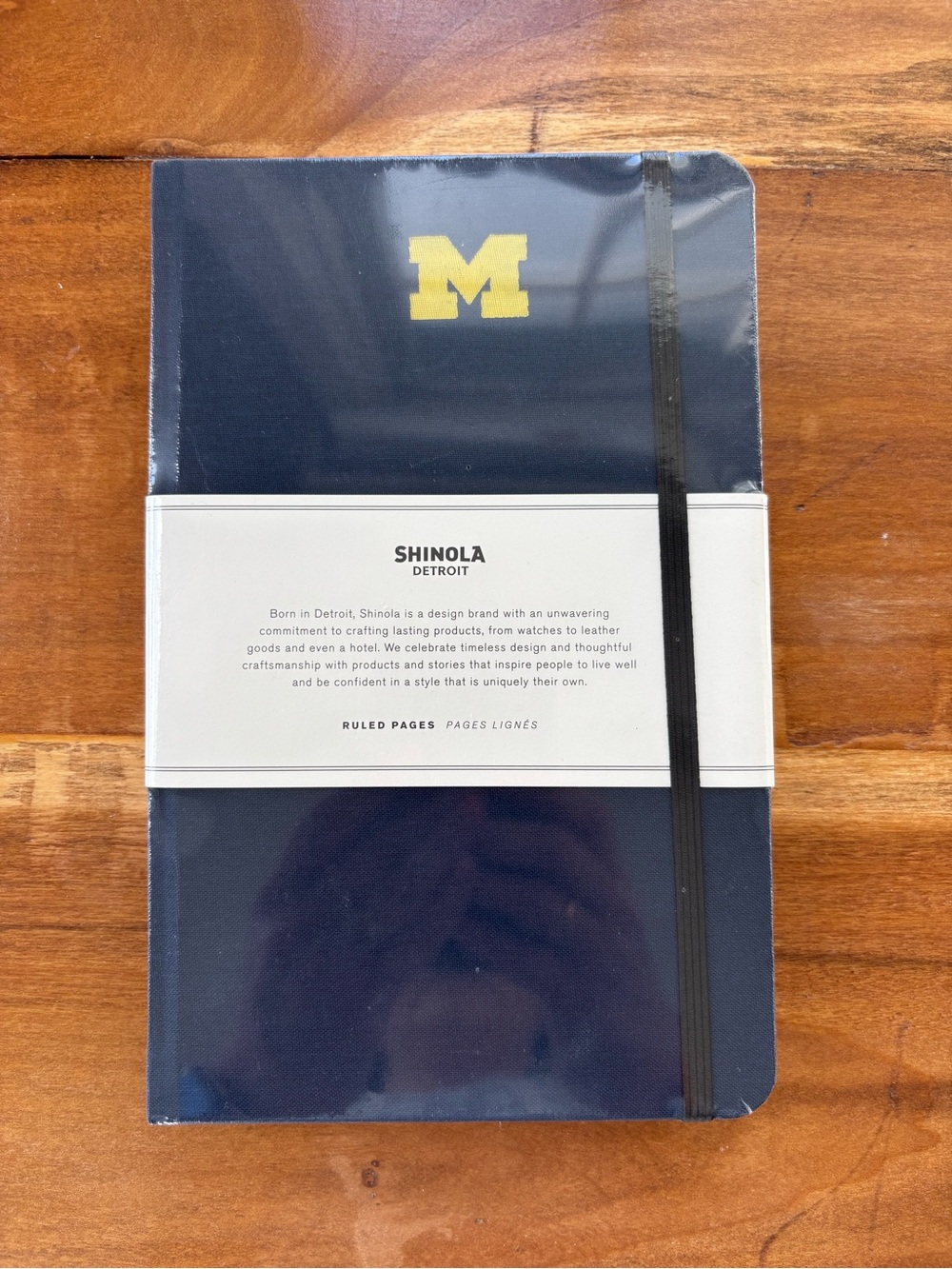 Shinola University of Michigan Notebook/Journal